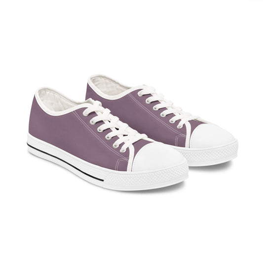 Shoes US 5.5 / White sole Mobster Purple Grey Women's Low Top Sneakers
