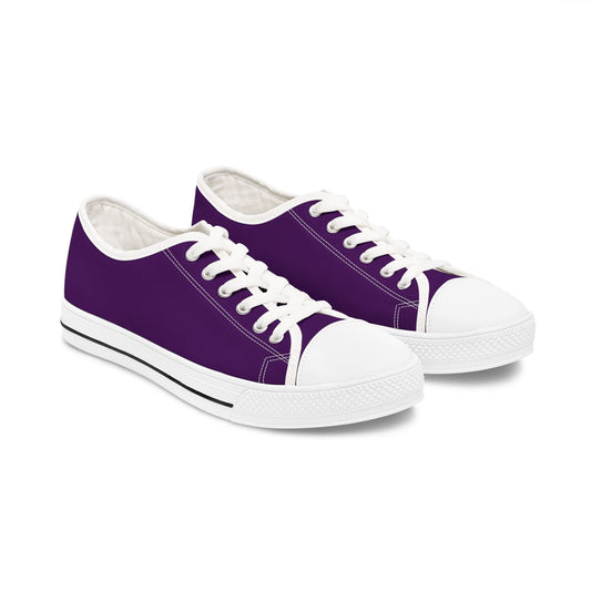 Shoes US 5.5 / White sole Plum Purple Women's Low Top Sneakers