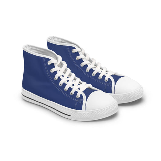 Shoes US 5.5 / White sole Rhino Grey Blue High Top Sneakers