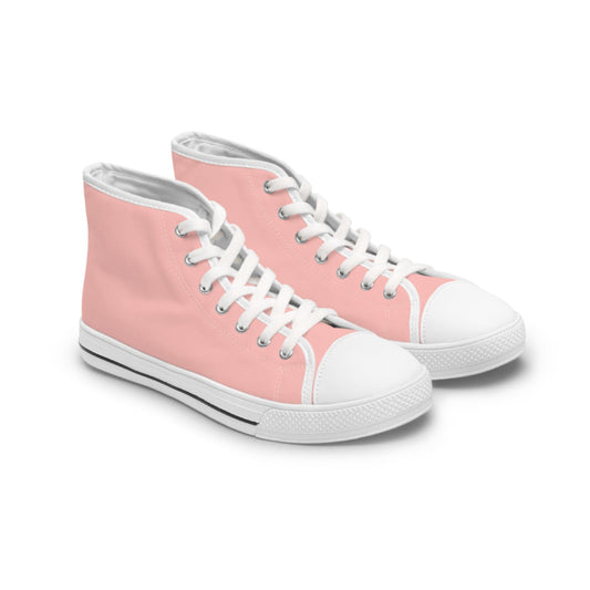 Shoes US 5.5 / White sole Rose Pink High Top Sneakers