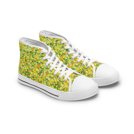 Shoes US 5.5 / White sole The Sicilian Women's High Top Sneakers