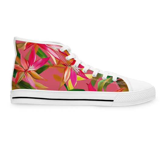 Shoes US 5.5 / White sole Tropical Scent Women's High Top Sneakers