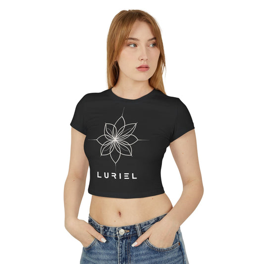 T-Shirt Black / M Flower Of Life Organic Cotton Baby Tee