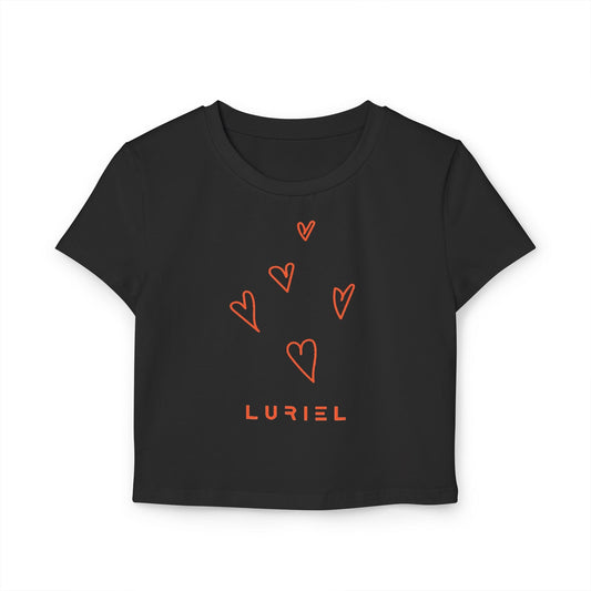 T-Shirt Black / M Lots of Love Organic Cotton Baby Tee