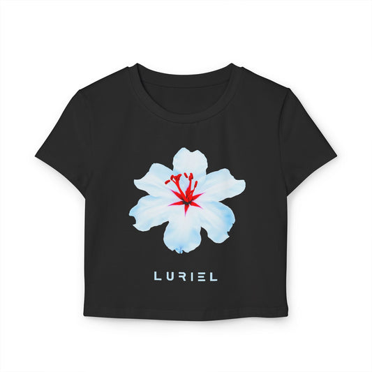T-Shirt Black / M Tropical White Organic Cotton Baby Tee