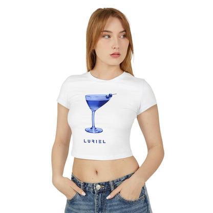 T-Shirt Blue Martini Organic Cotton Baby Tee