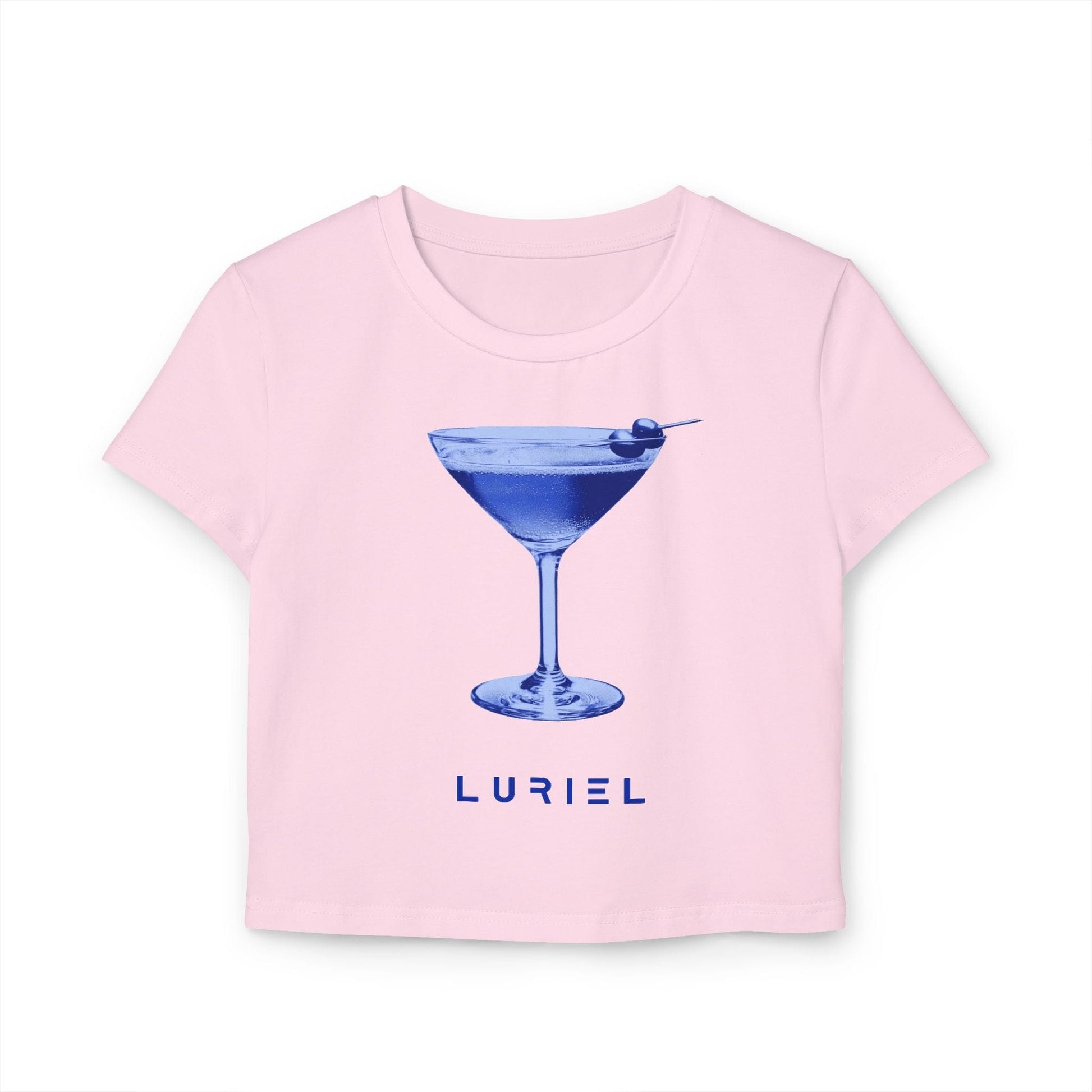 T-Shirt Light Pink / S Blue Martini Organic Cotton Baby Tee