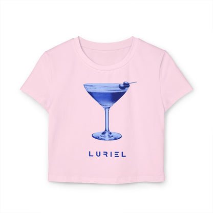 T-Shirt Light Pink / S Blue Martini Organic Cotton Baby Tee