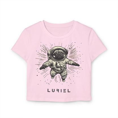 T-Shirt Light Pink / S Cosmo Pug Organic Cotton Baby Tee