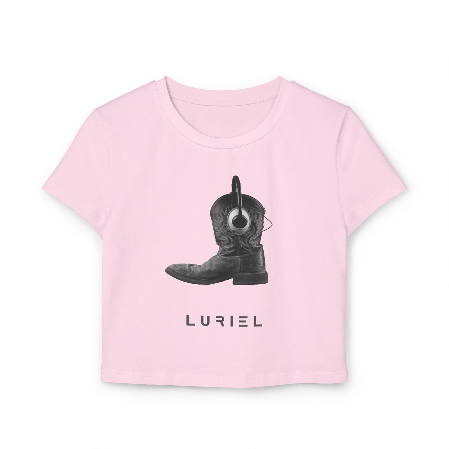 T-Shirt Light Pink / S Dancing Boots Organic Cotton Baby Tee