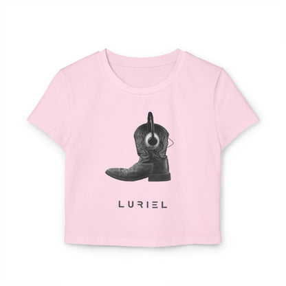 T-Shirt Light Pink / S Dancing Boots Organic Cotton Baby Tee