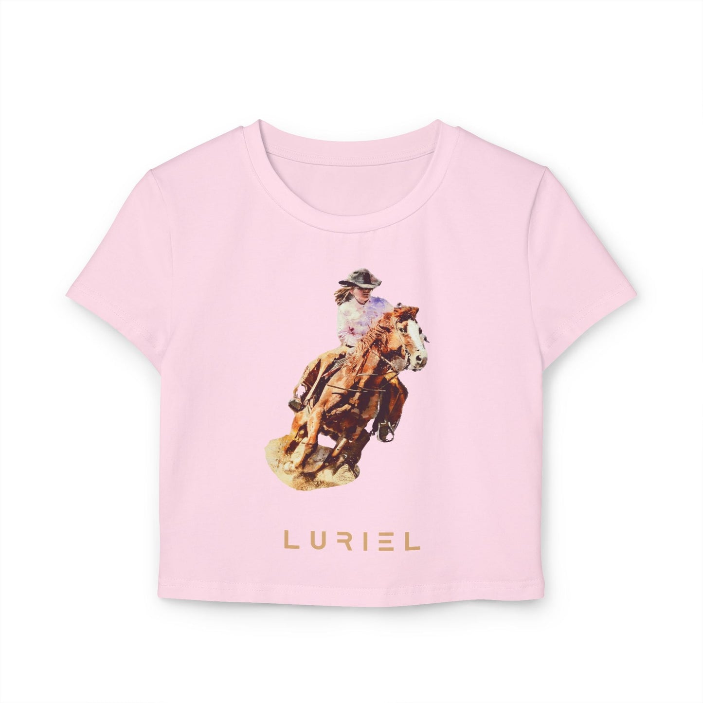 T-Shirt Light Pink / S Gidyup! Organic Cotton Baby Tee