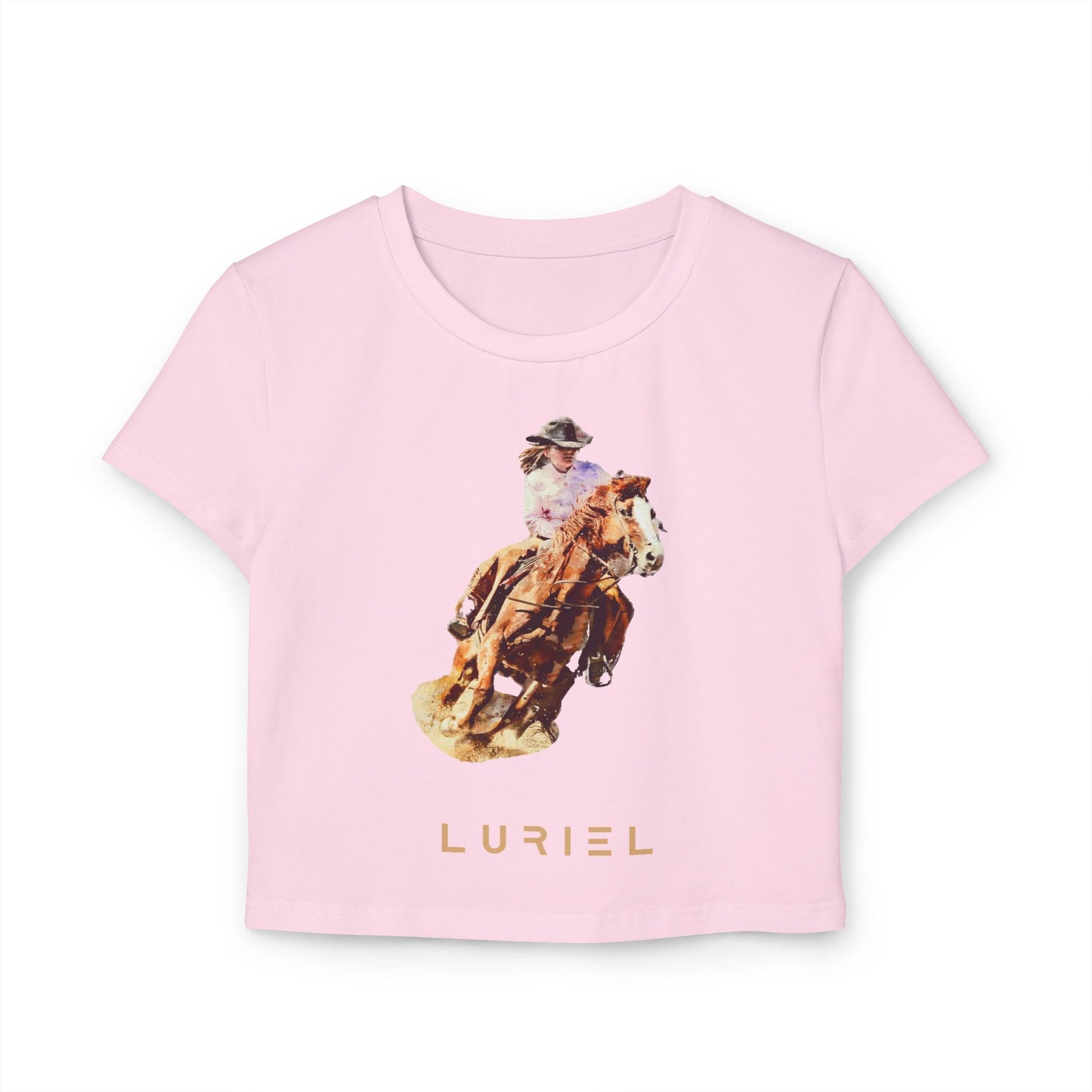 T-Shirt Light Pink / S Gidyup! Organic Cotton Baby Tee
