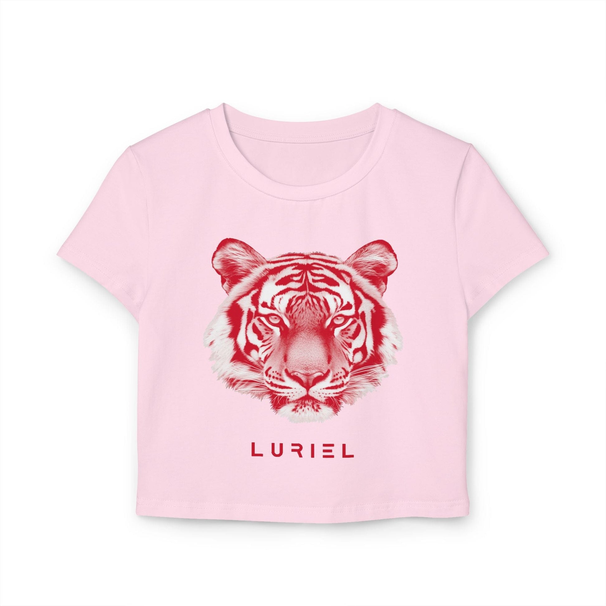T-Shirt Light Pink / S Seeing Red But Staying Chill Organic Cotton Baby Tee