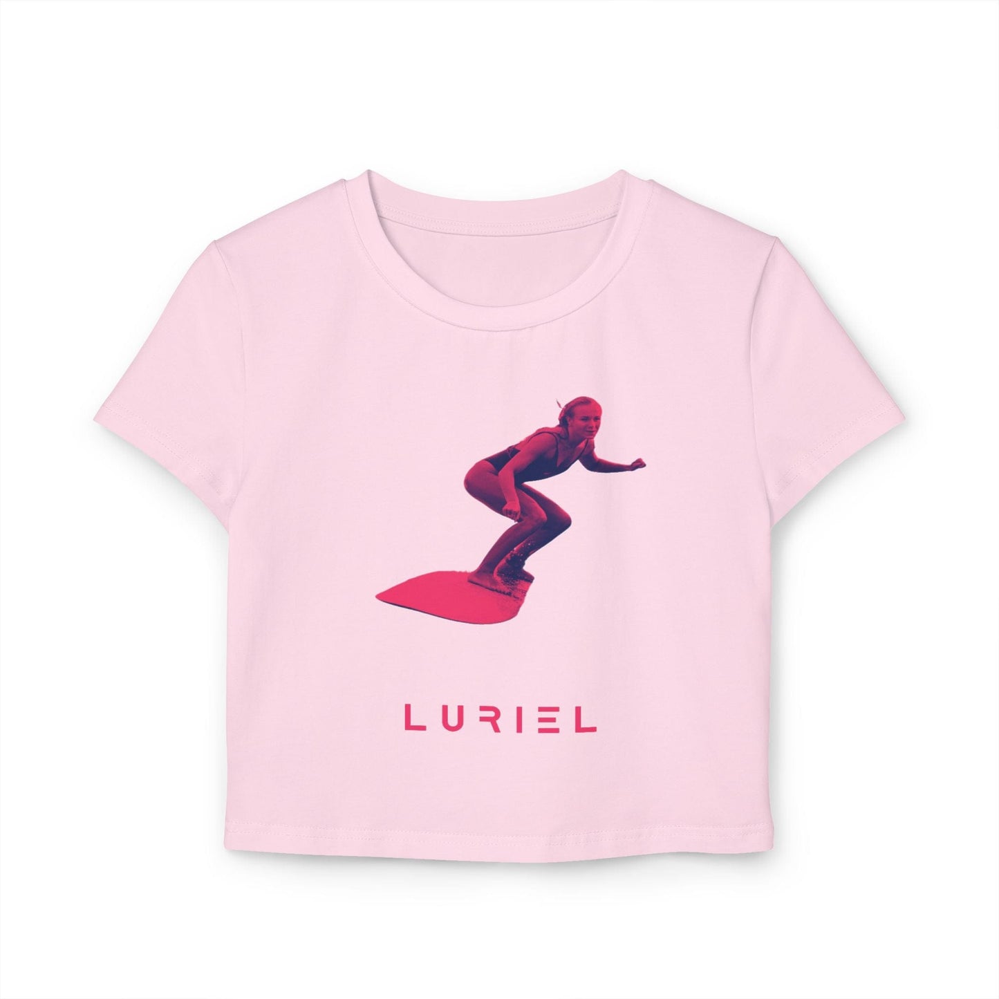 T-Shirt Light Pink / S Wave Hunter Organic Cotton Baby Tee