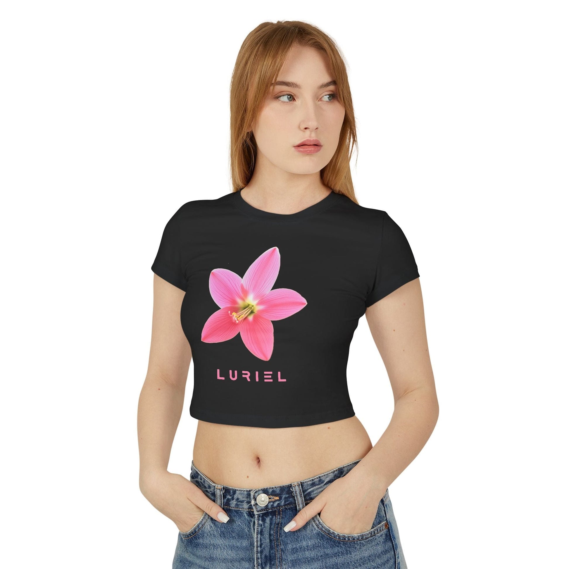 T-Shirt Pink Rain Lily Organic Cotton Baby Tee