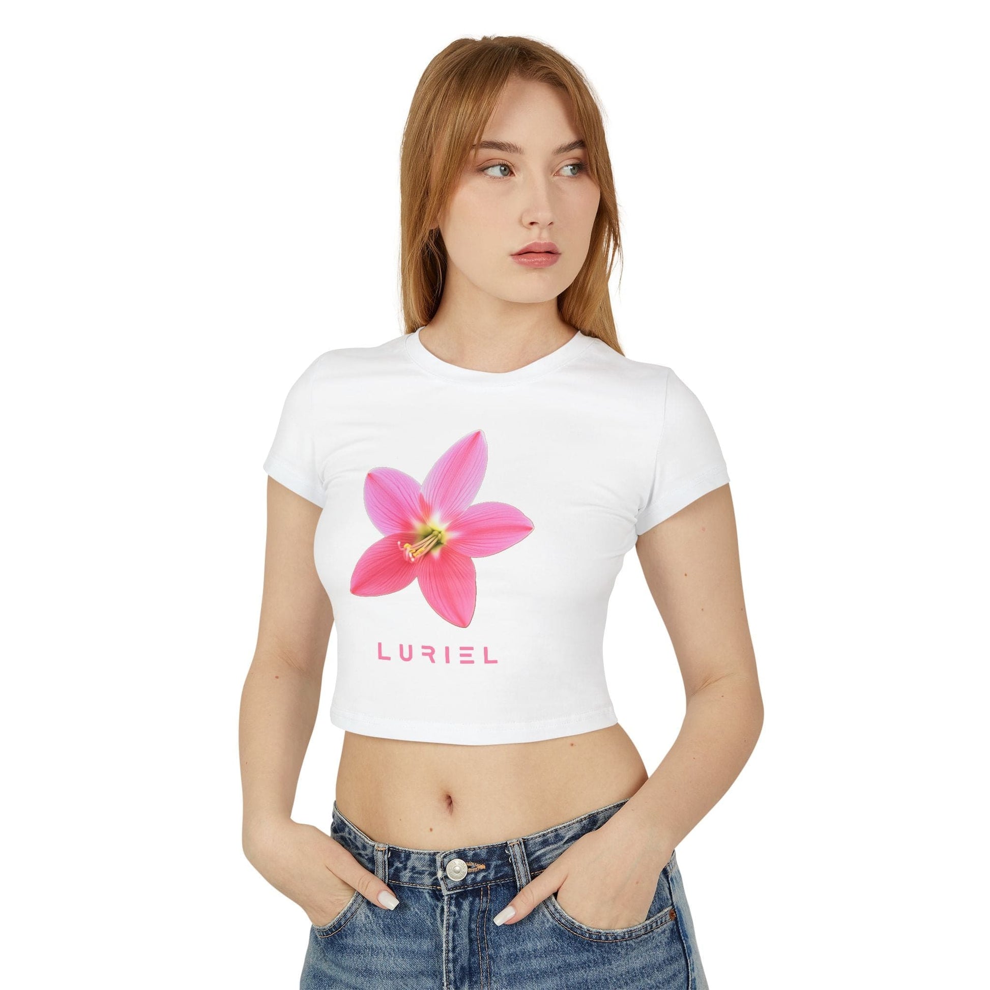 T-Shirt Pink Rain Lily Organic Cotton Baby Tee
