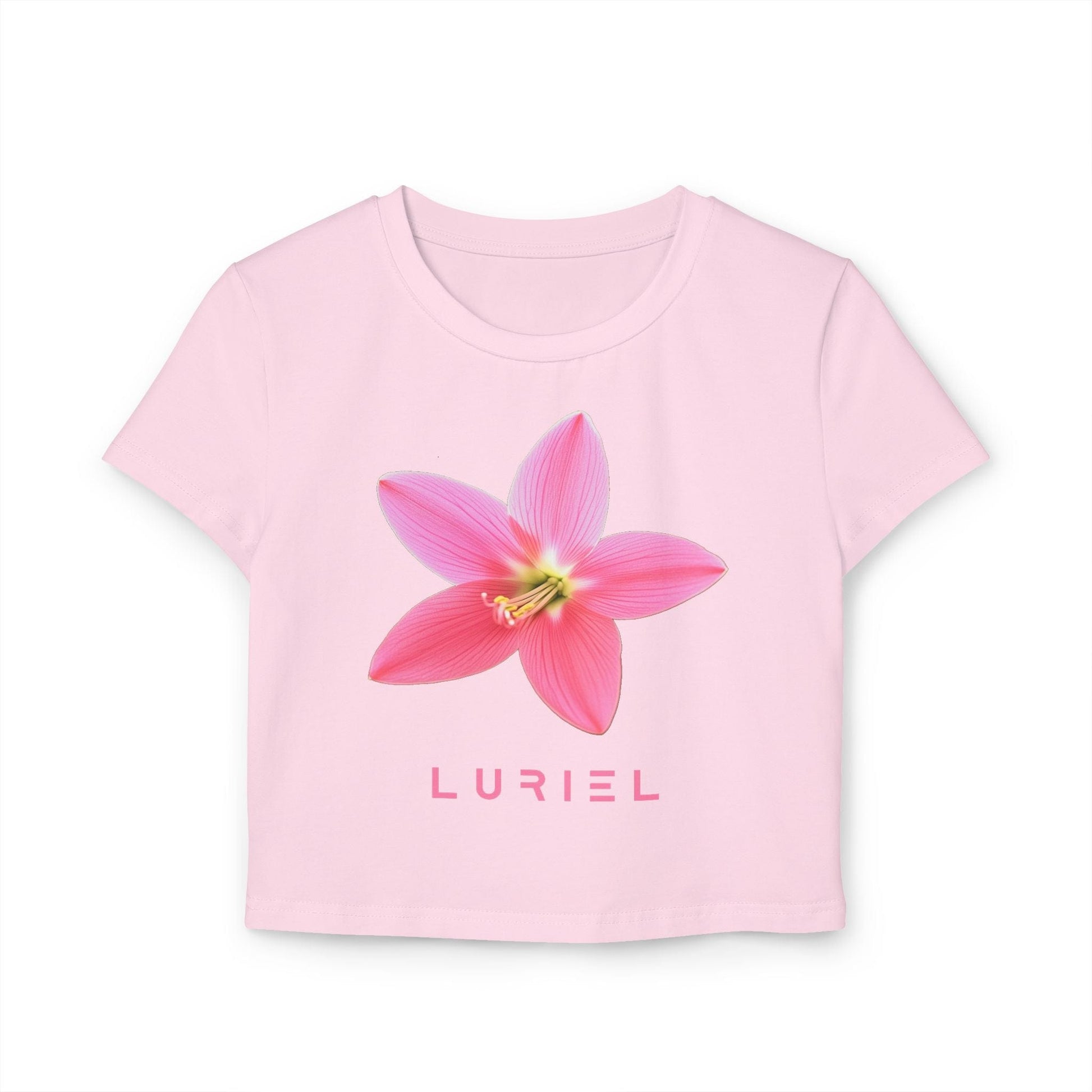 T-Shirt Pink Rain Lily Organic Cotton Baby Tee