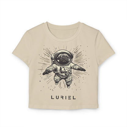 T-Shirt Sand / S Cosmo Pug Organic Cotton Baby Tee