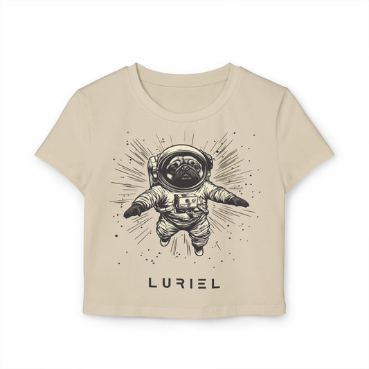 T-Shirt Sand / S Cosmo Pug Organic Cotton Baby Tee
