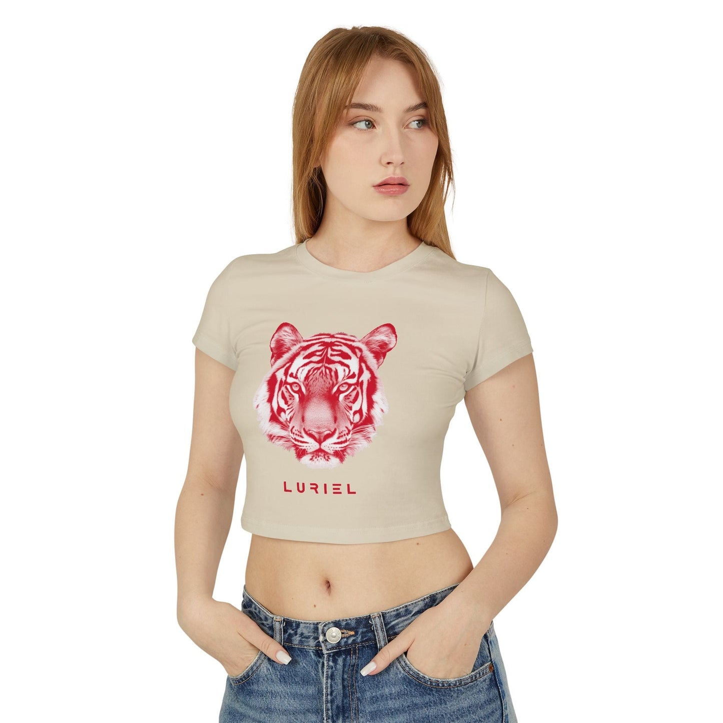 T-Shirt Sand / S Seeing Red But Staying Chill Organic Cotton Baby Tee