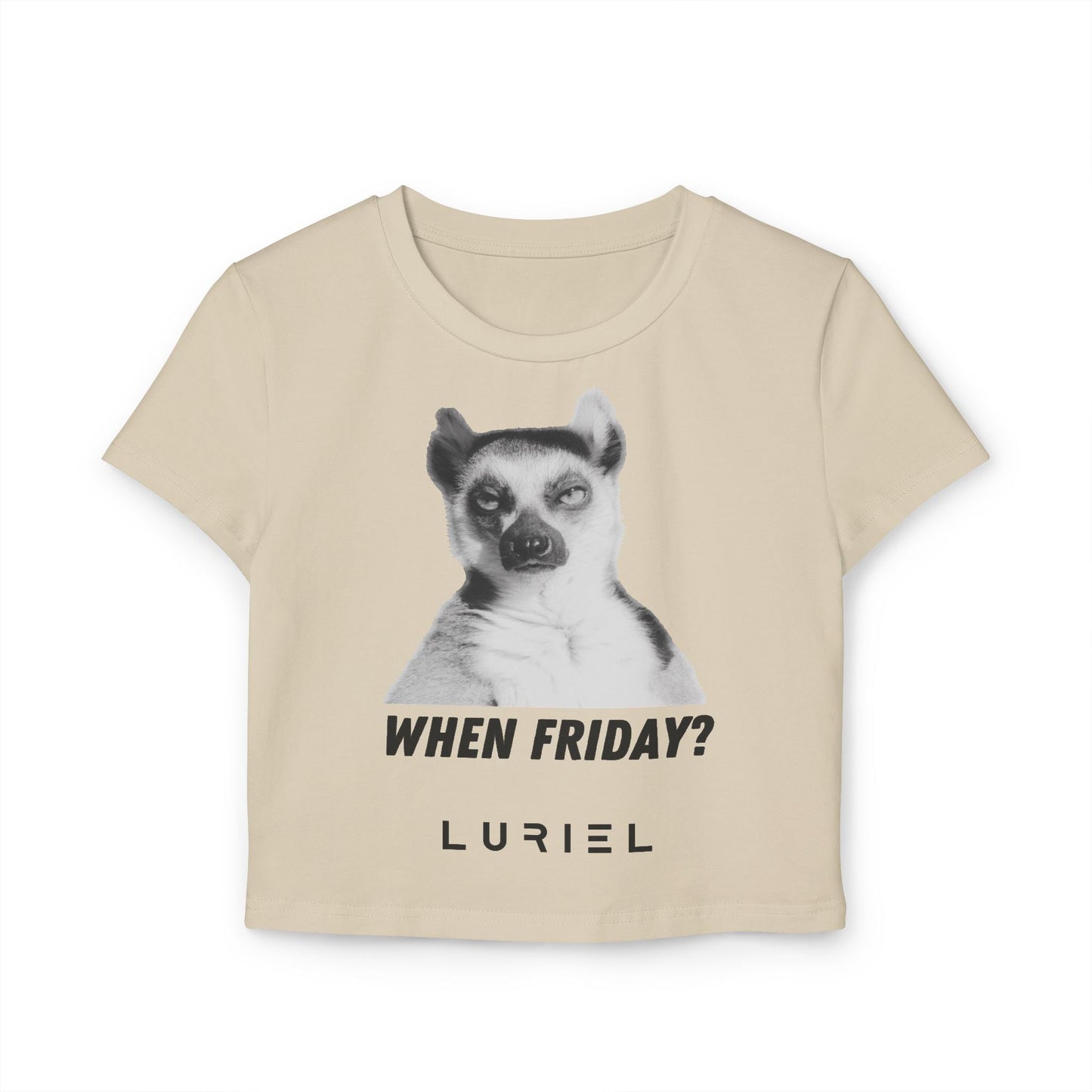 T-Shirt Sand / S When Friday? Organic Cotton Baby Tee