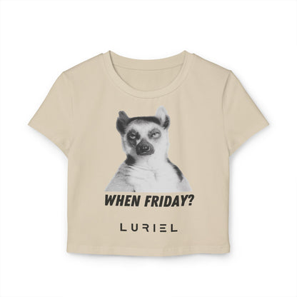 T-Shirt Sand / S When Friday? Organic Cotton Baby Tee