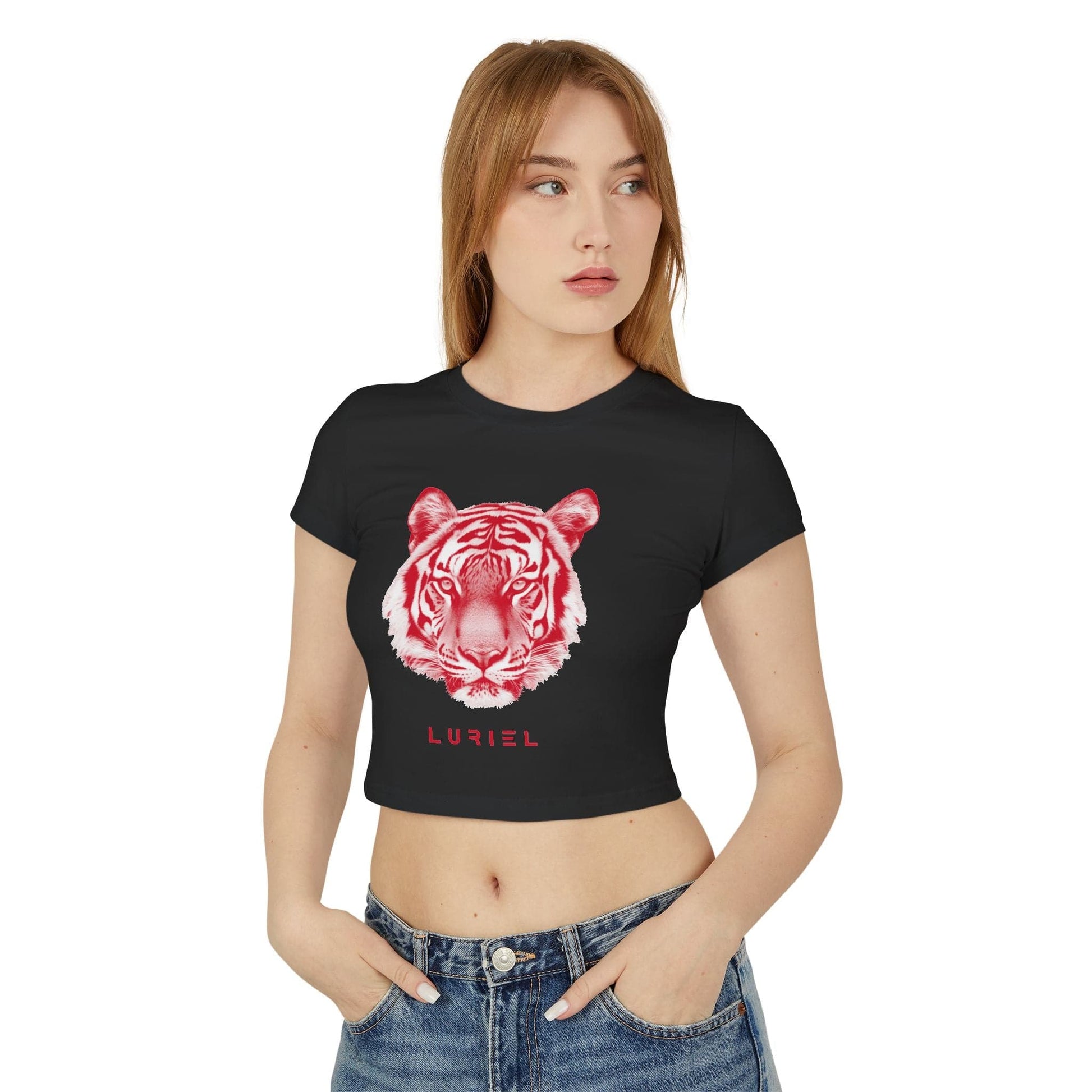 T-Shirt Seeing Red But Staying Chill Organic Cotton Baby Tee