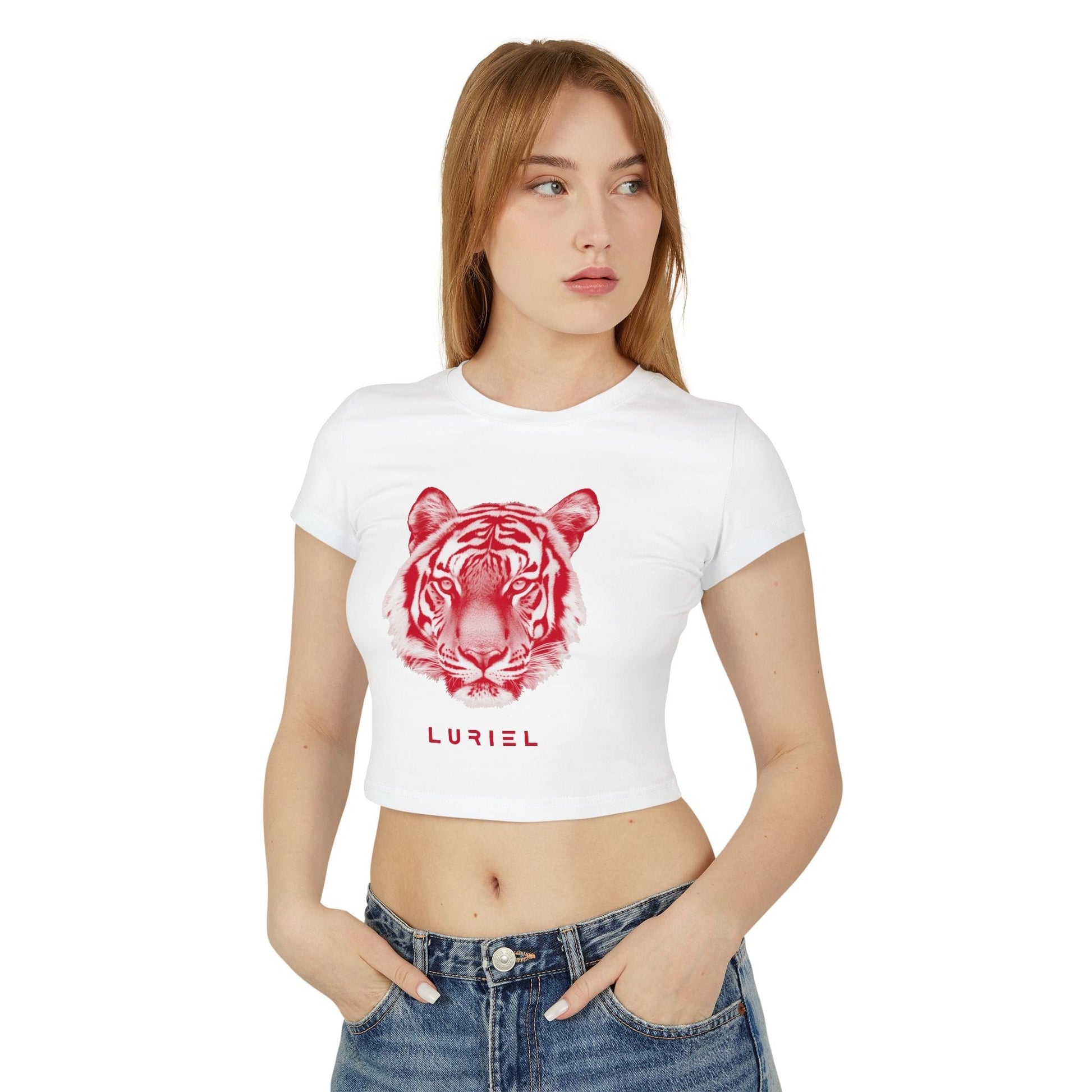 T-Shirt Seeing Red But Staying Chill Organic Cotton Baby Tee