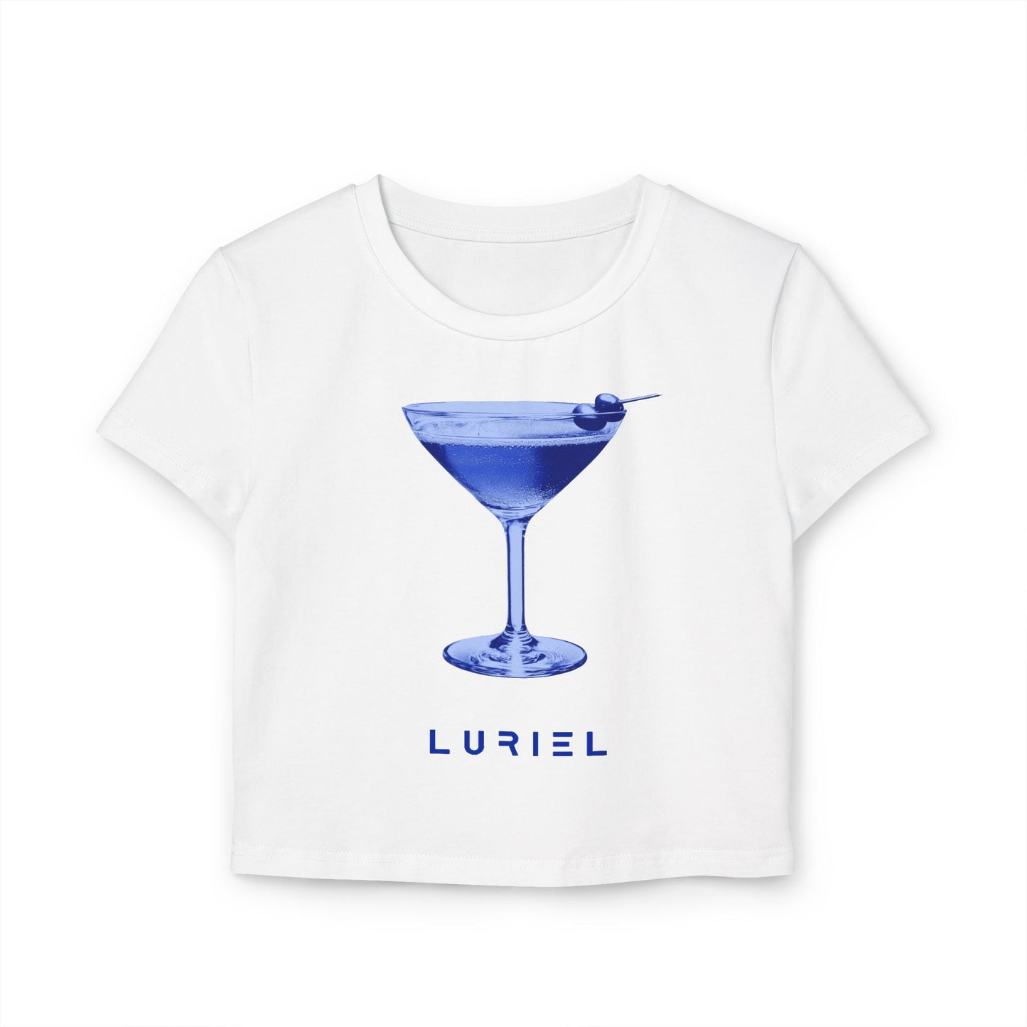 T-Shirt White / M Blue Martini Organic Cotton Baby Tee