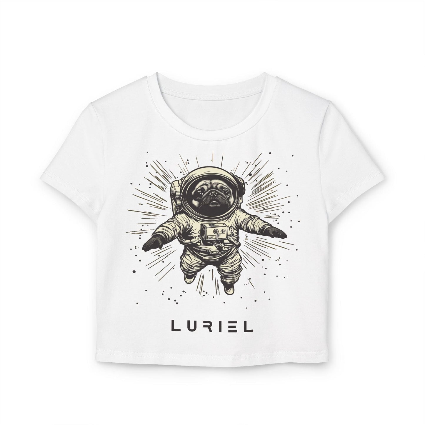 T-Shirt White / M Cosmo Pug Organic Cotton Baby Tee