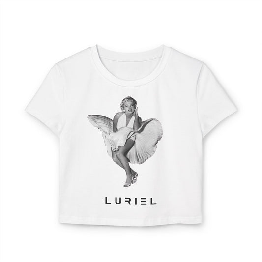 T-Shirt White / M Glam Organic Cotton Baby Tee
