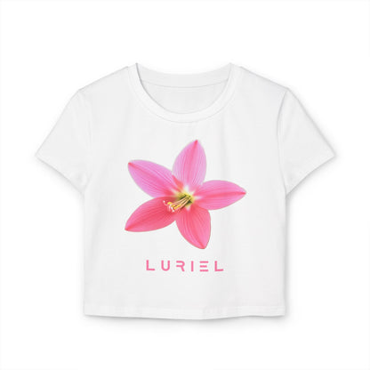 T-Shirt White / M Pink Rain Lily Organic Cotton Baby Tee