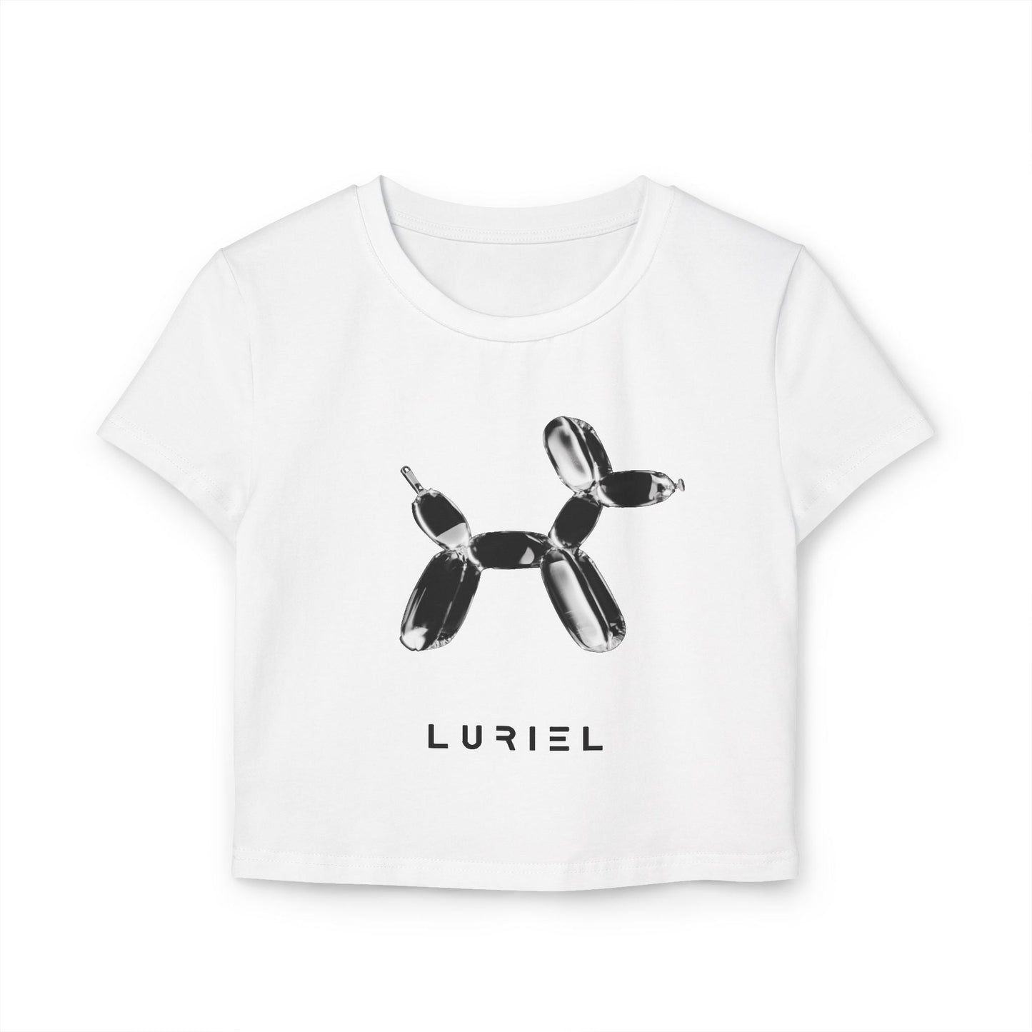 T-Shirt White / M Poodle Organic Cotton Baby Tee
