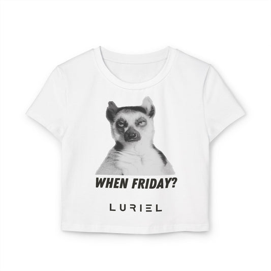 T-Shirt White / M When Friday? Organic Cotton Baby Tee